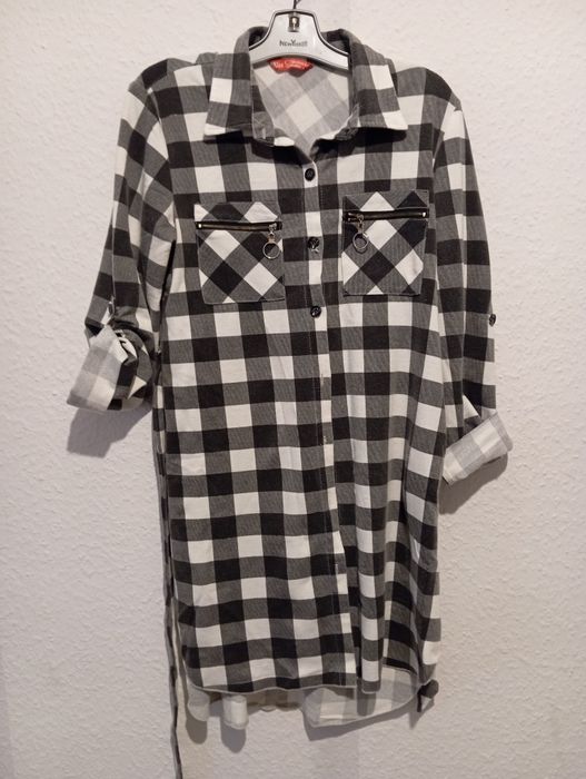 Bluzka tunika z paskiem