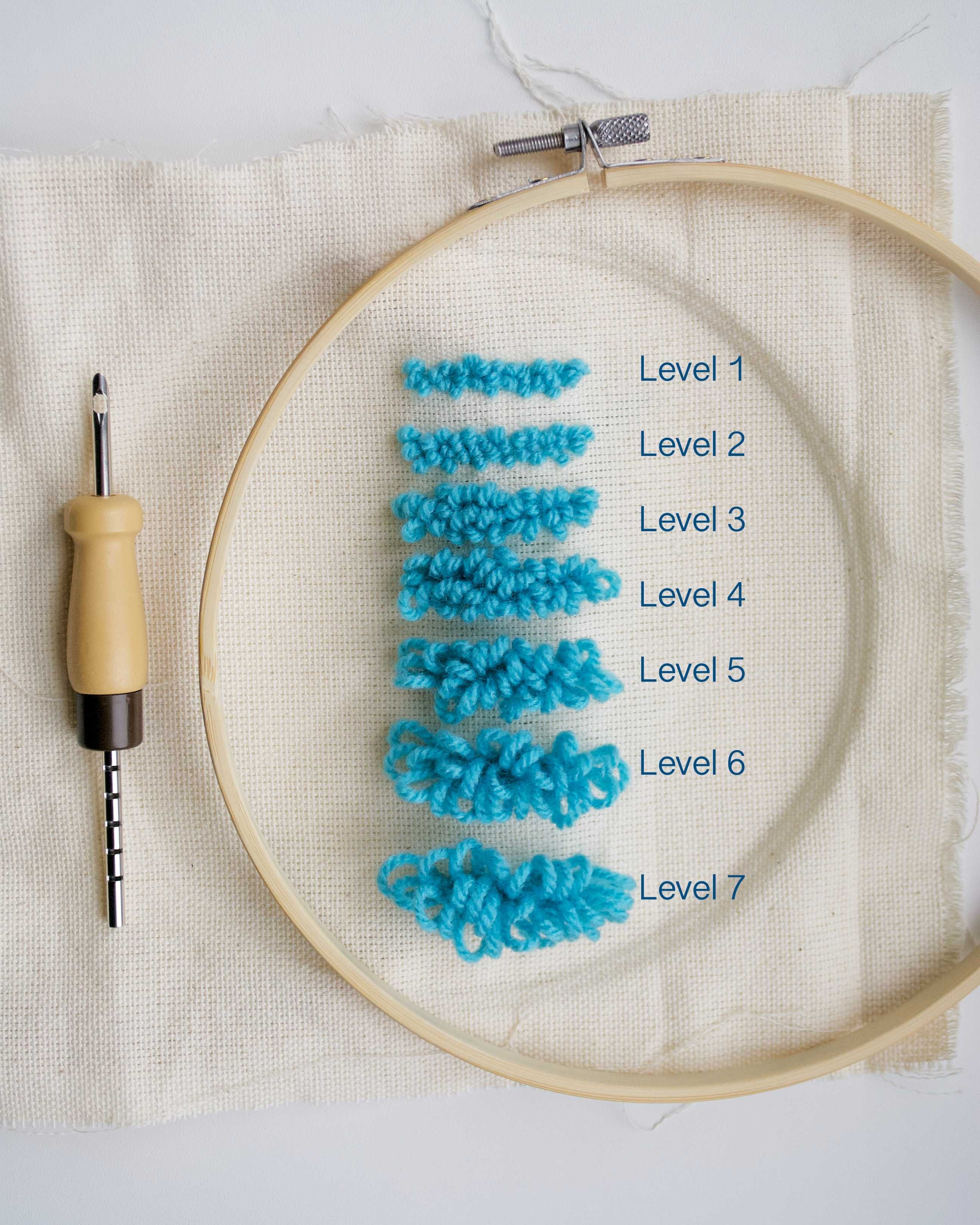 Голка для килимової вишивки Lavor punch needle 4 мм, португальська