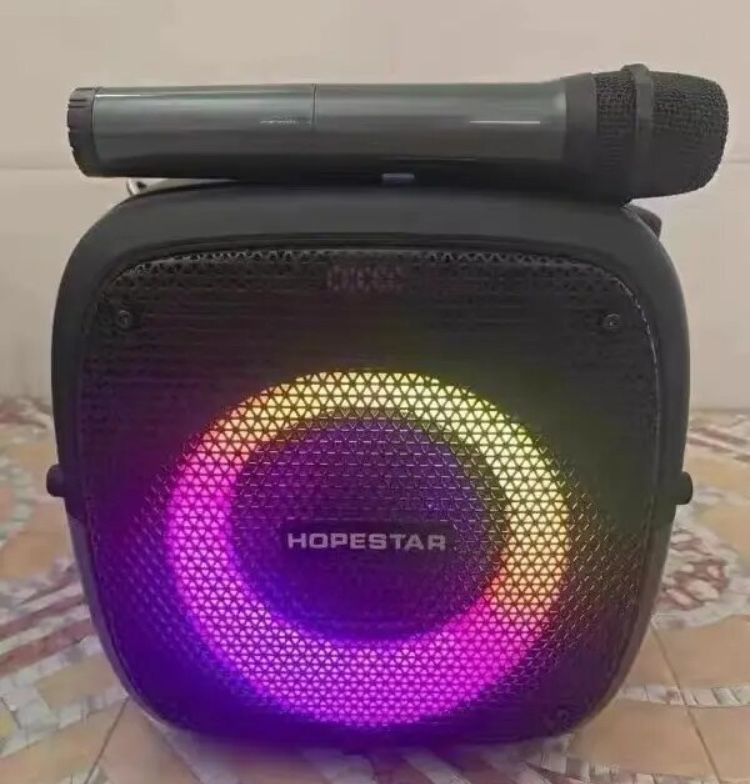 ‼️Bluetooth КаRaOkE ‼️ HOPESTAR®️ PARTY ONE 80 Ват два микрофона