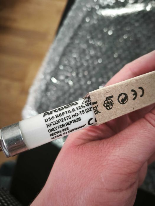 Świetlówka T5 Terrarium Arcadia D3 DESERT 12% 24W agama brodata