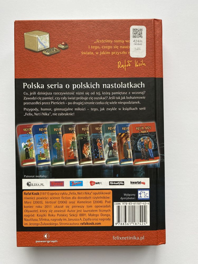 "Felix, Net i Nika oraz Świat Zero" Rafał Kosik