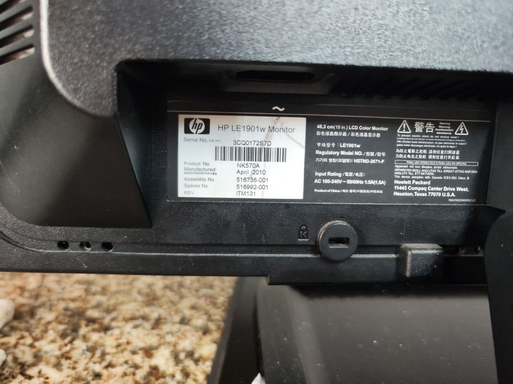 Monitor HP LE1901W