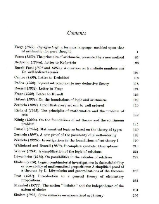 From Frege to Godel A Source Book in Mathematical Logic 1879_1931