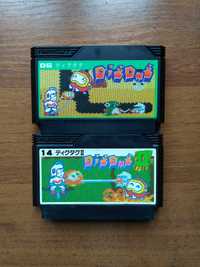Картриджи Famicom Dig Dug