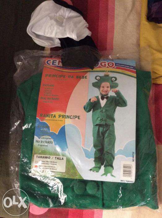 Fato Carnaval Príncipe Sapo