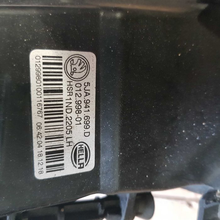 halogen Skoda Rapid 5JA 15-