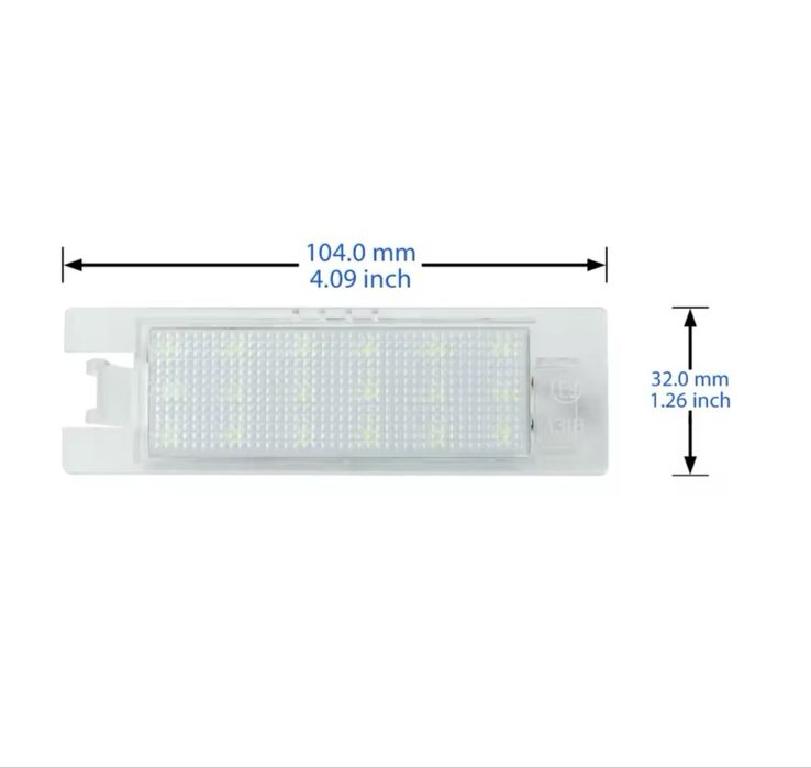 Led Подсветка номера Opel Astra Corsa Insignia Meriva