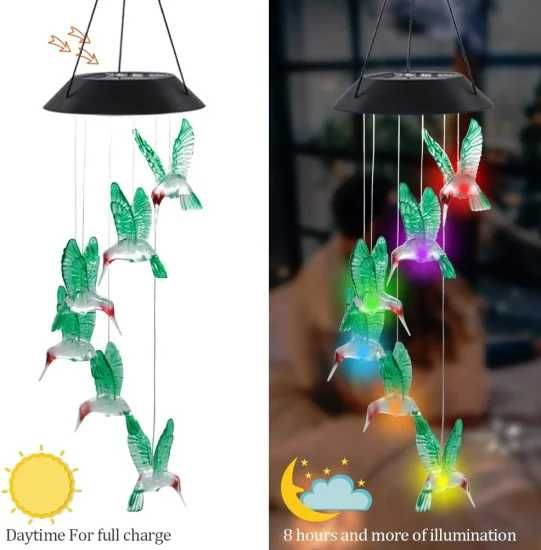 Girlanda świetlna lampki SOLARNE OGRODOWE LAMPA