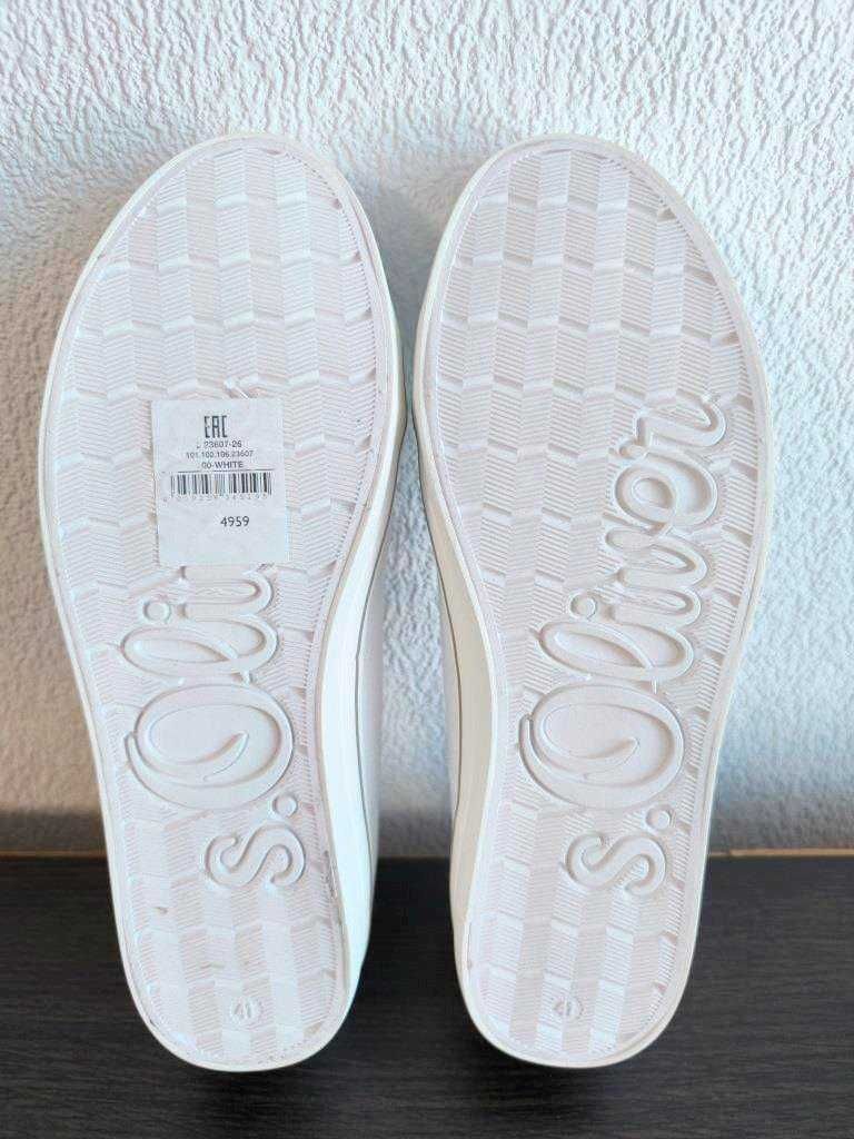 Жіночі кеди низькі S.Oliver Red Label, нові, 41 р., 27 см Білі