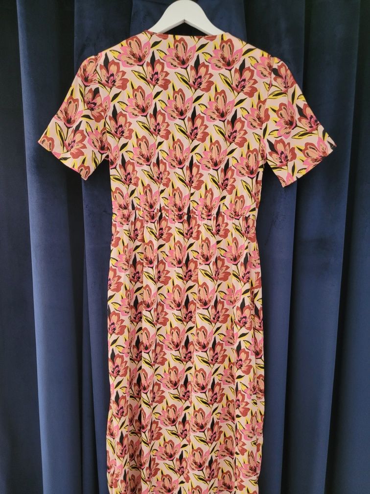 Sukienka maxi kwiaty