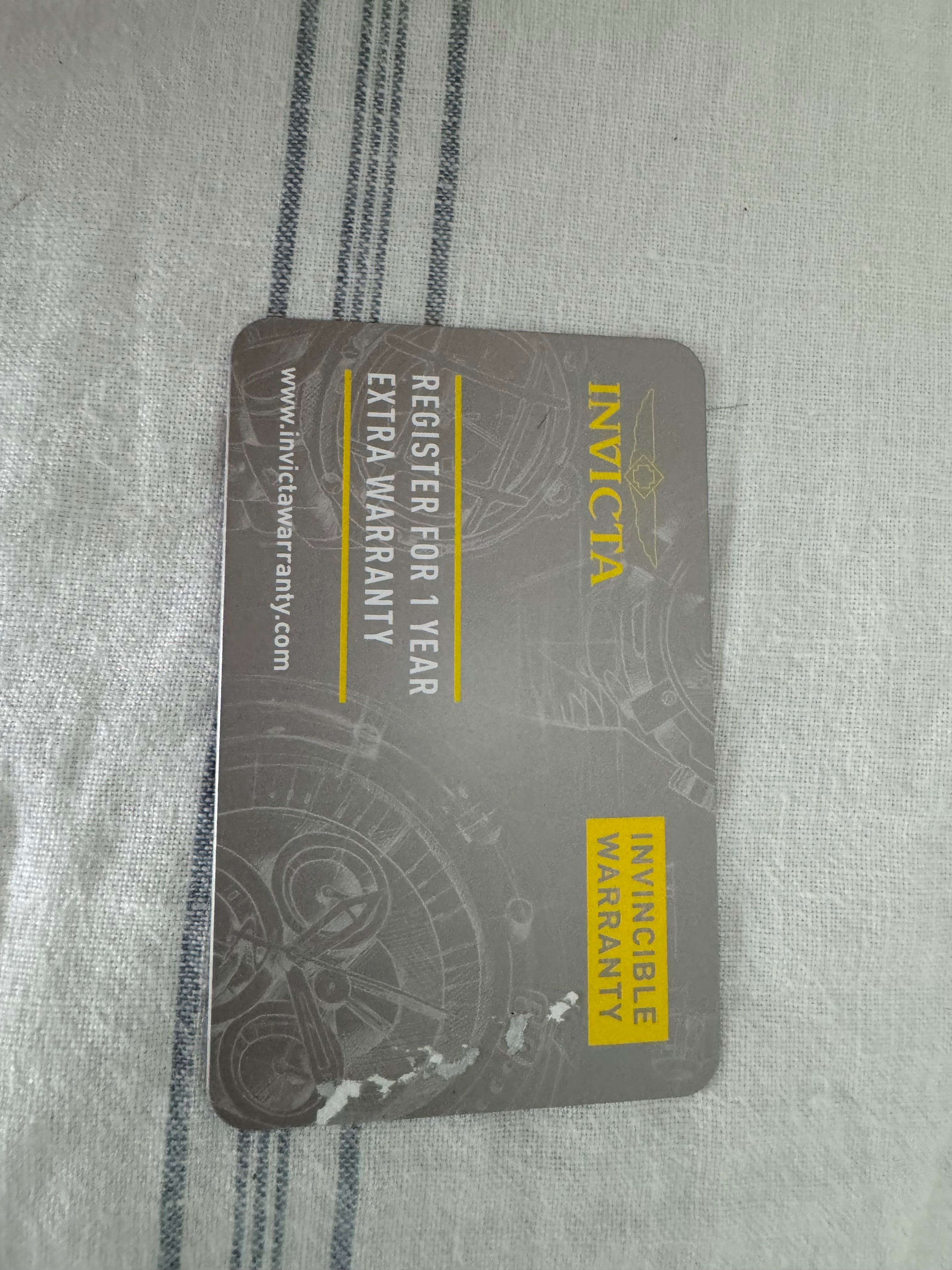 Relógio INVICTA novo com papéis