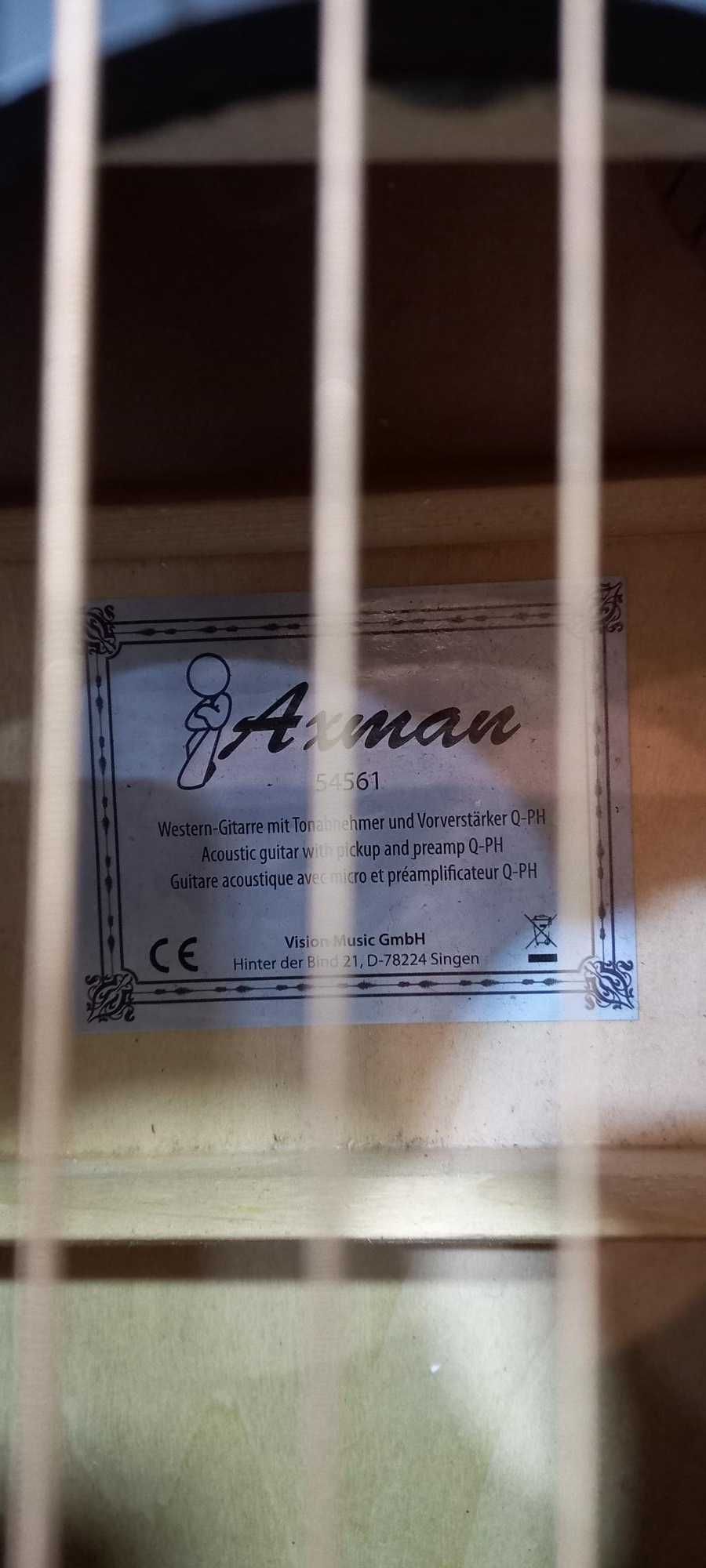 Guitarra Folk com Pick Up ativo AXMAN