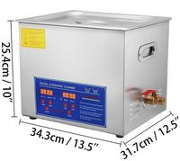 Máquina Ultrasons Profissional Industrial 13 litros