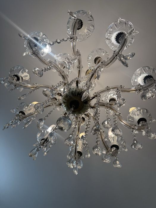 ŻYRANDOL i KINKIETY Palacowy kryształowa antyk Maria Teresa - DOSTĘPNY