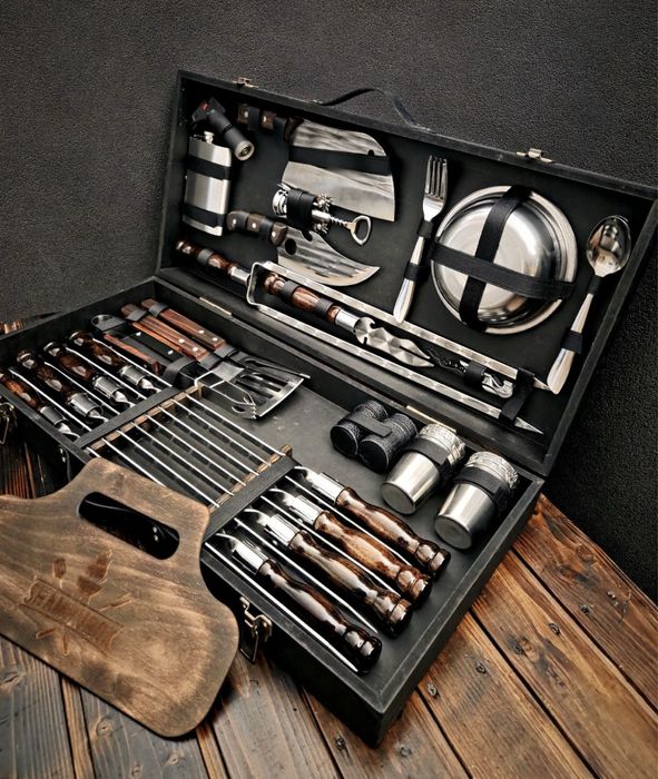 Набір шампурів  у кейсі Богатир  ЗНИЖКА