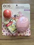 EOS zestaw balsam do ust Pink Grapefruit i balsam do rąk Berries