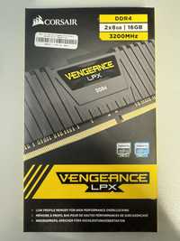 ОЗУ Corsair DDR4 16gb 3200mhz Vengeance (Две планки по 8гб)