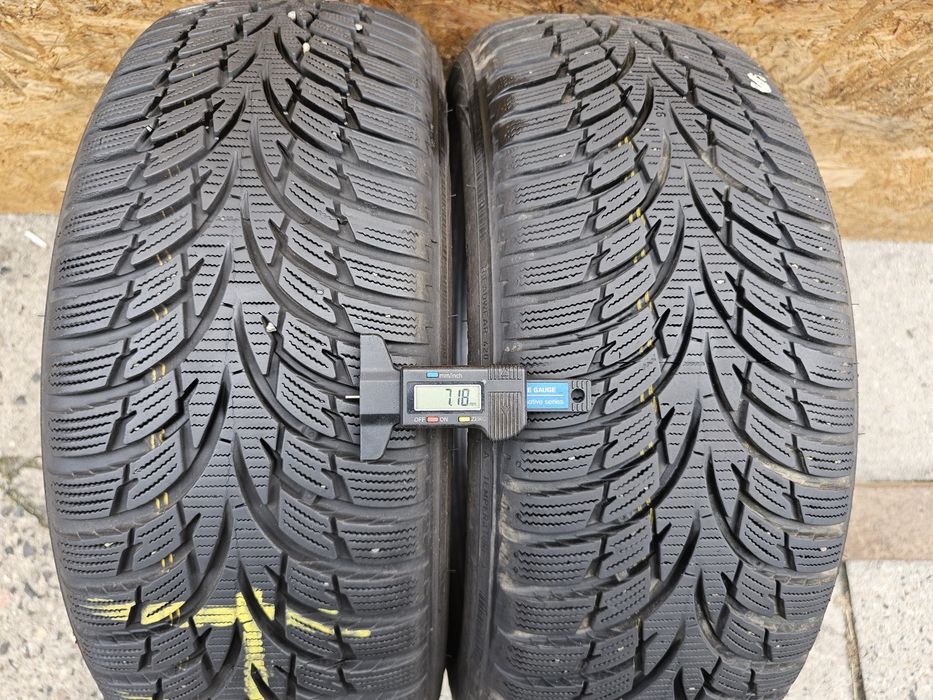 Idealne!!  7mm. 205/55 r16 Nokian WR D3. 17/18