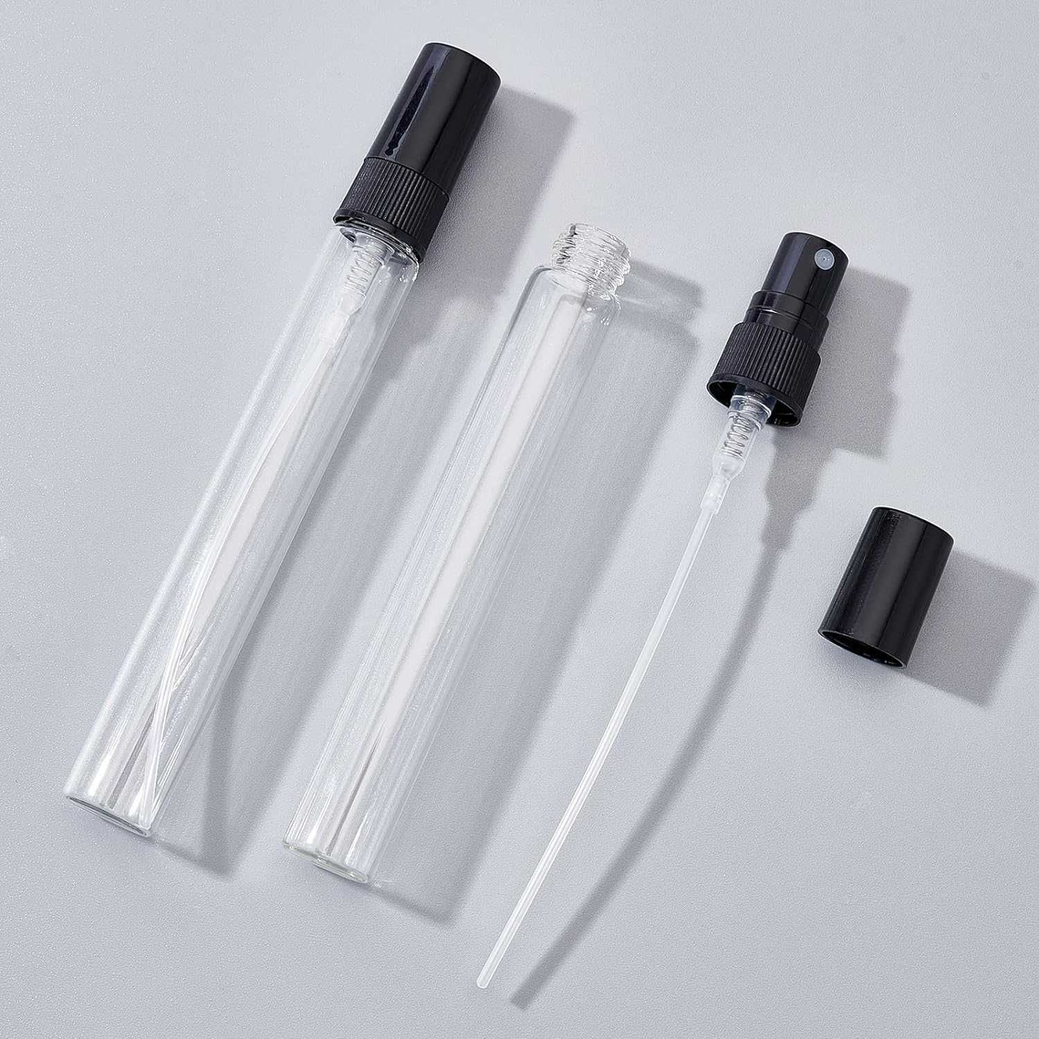 30 SZTUK Mini szklana butelka z rozpylaczem atomizer 3 ml/5 ml/10 ml