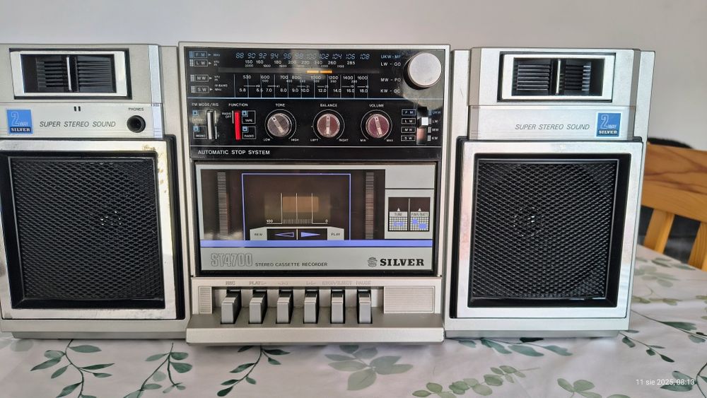 Radiomagnetofon Silwer