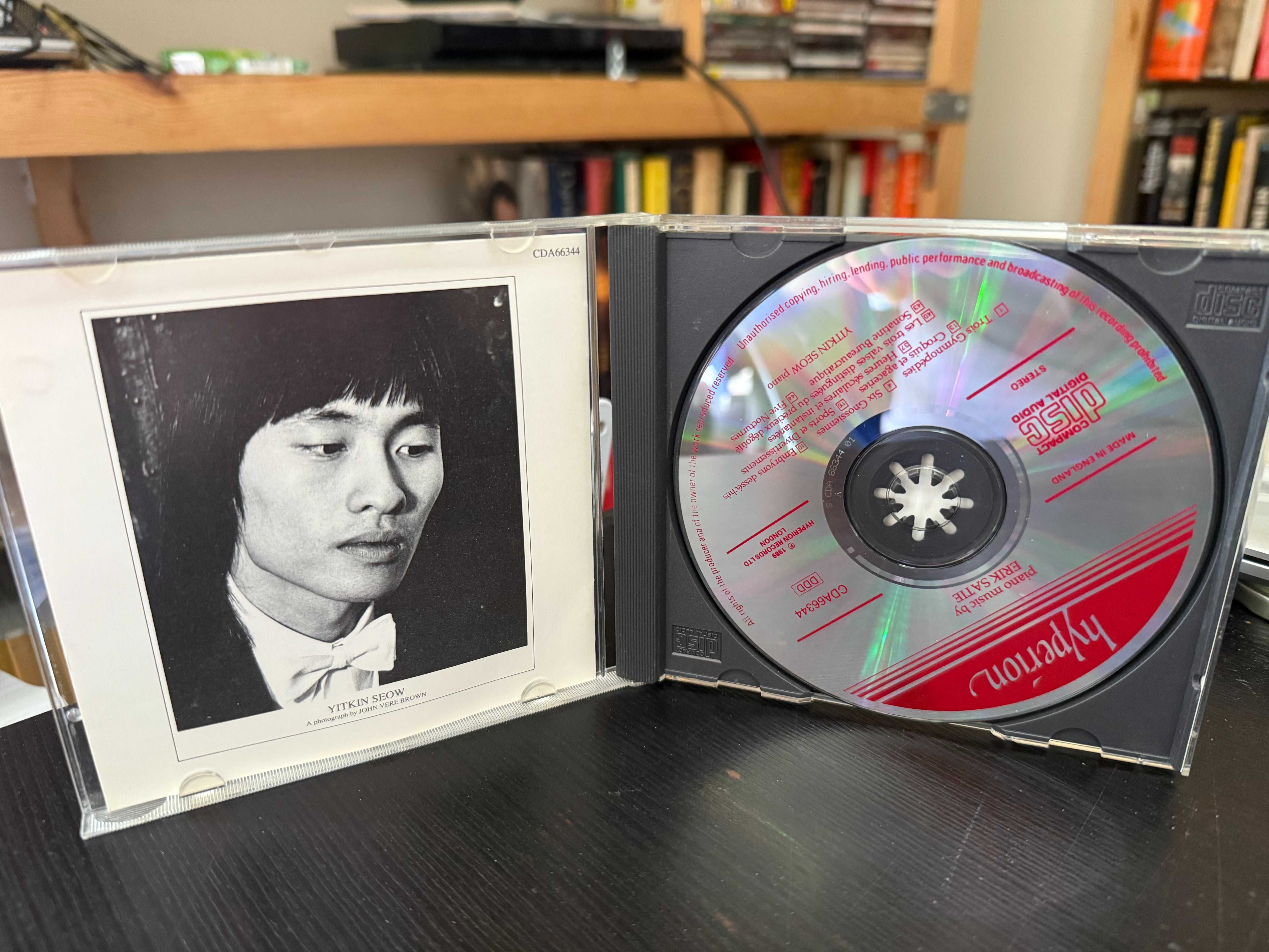 Satie – Piano Music By Erik Satie – Yitkin Seow