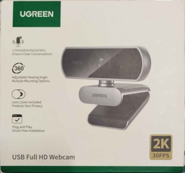 Web CAM Ugreen full hd 2k nova