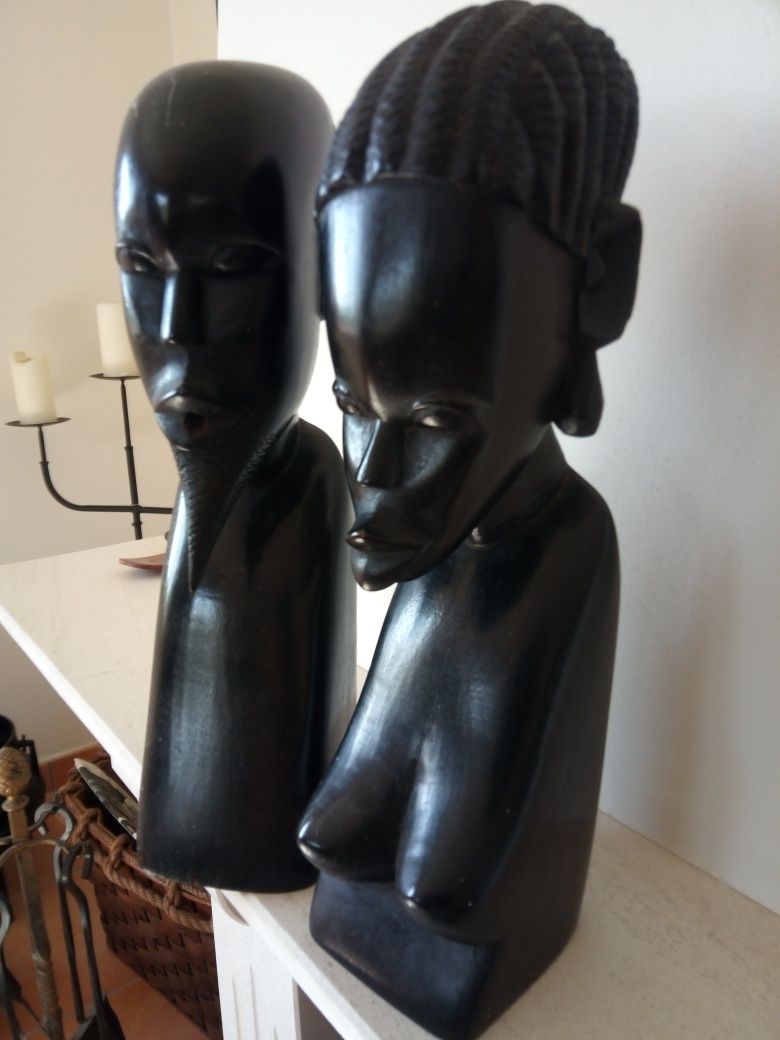 Arte Africana estatuetas Pau Preto