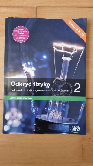 Odkryj fizykę 2 Nowa Era edycja 2024