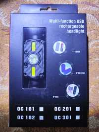 Налобний ліхтар світлодіодний BORUiT B34 / Liskan QC102