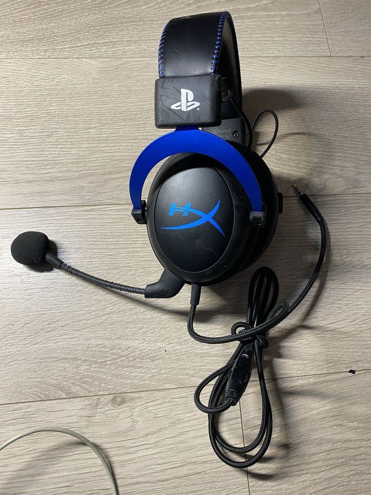 Ігрові навушники HyperX Cloud для PS5/PS4 3.5mm, Black/Blue