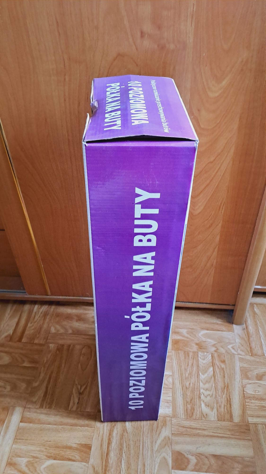 10 poziomowa półka na buty biała