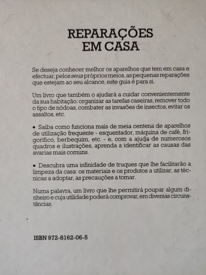 Livro Reparações em Casa