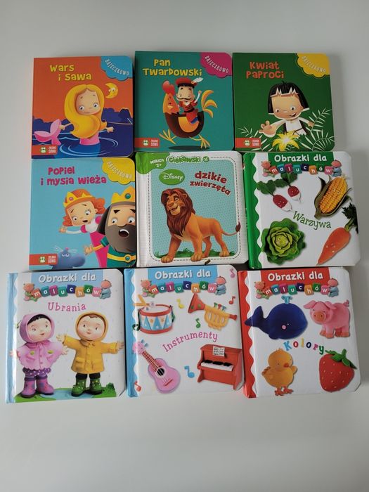 Sprzedam 9 książeczek dla maluszkow
