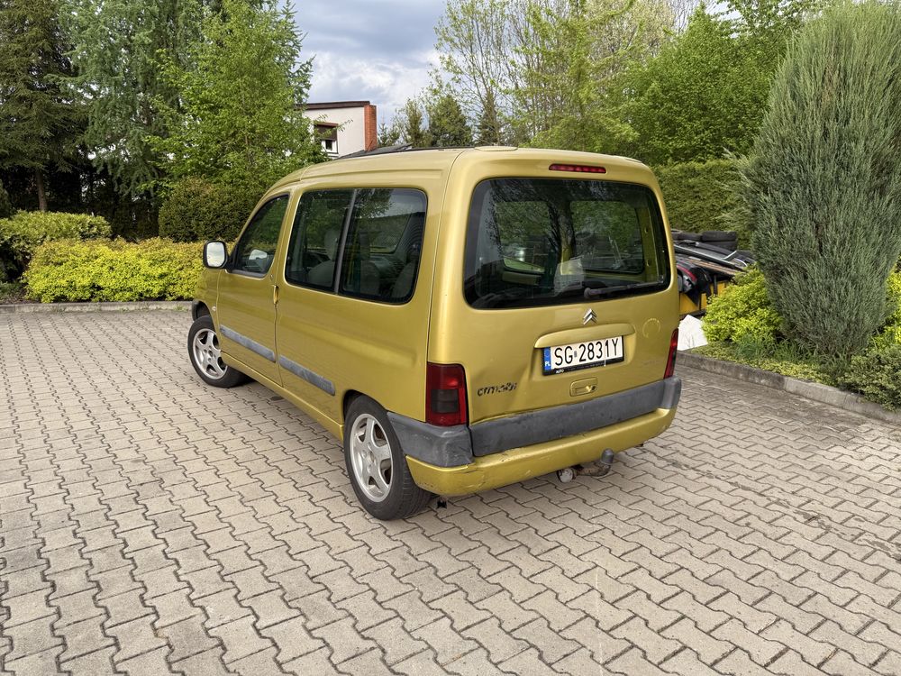 Citroen Berlingo 1.9d Multivan 1999r Falldach Zloty a skromny