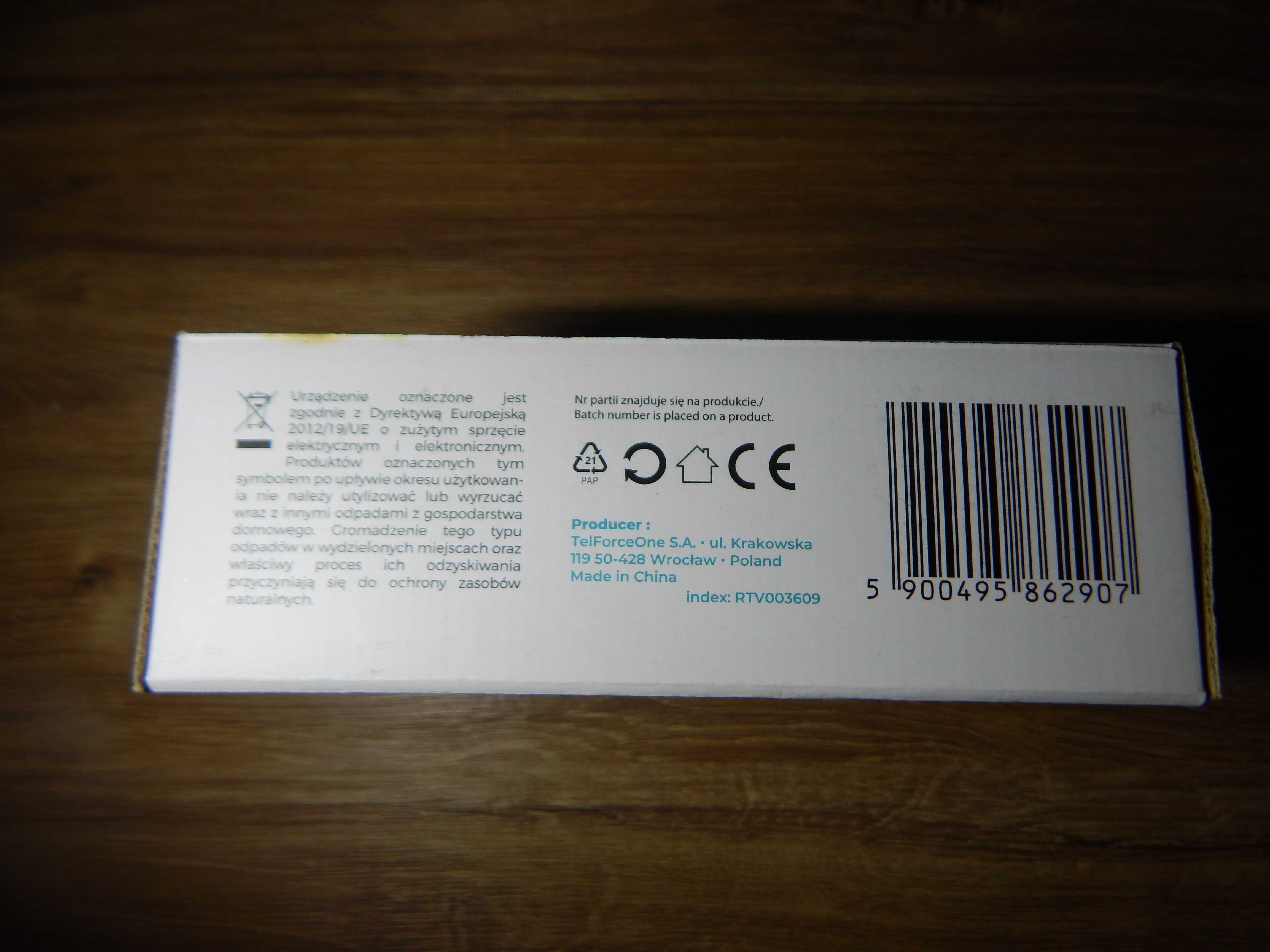 nowy Naświetlacz LED PROXIM II 10W 6000K PIR IP66 Forever Light 800lm