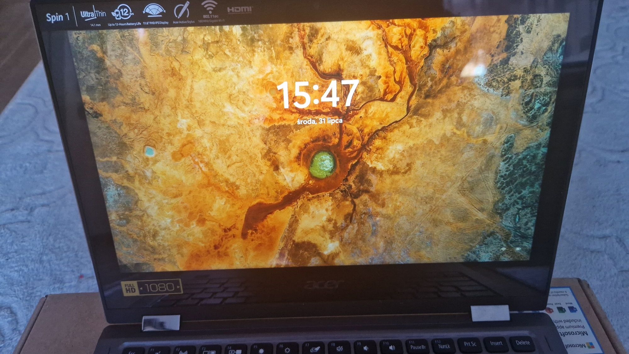 Komputer Netbook Acer.