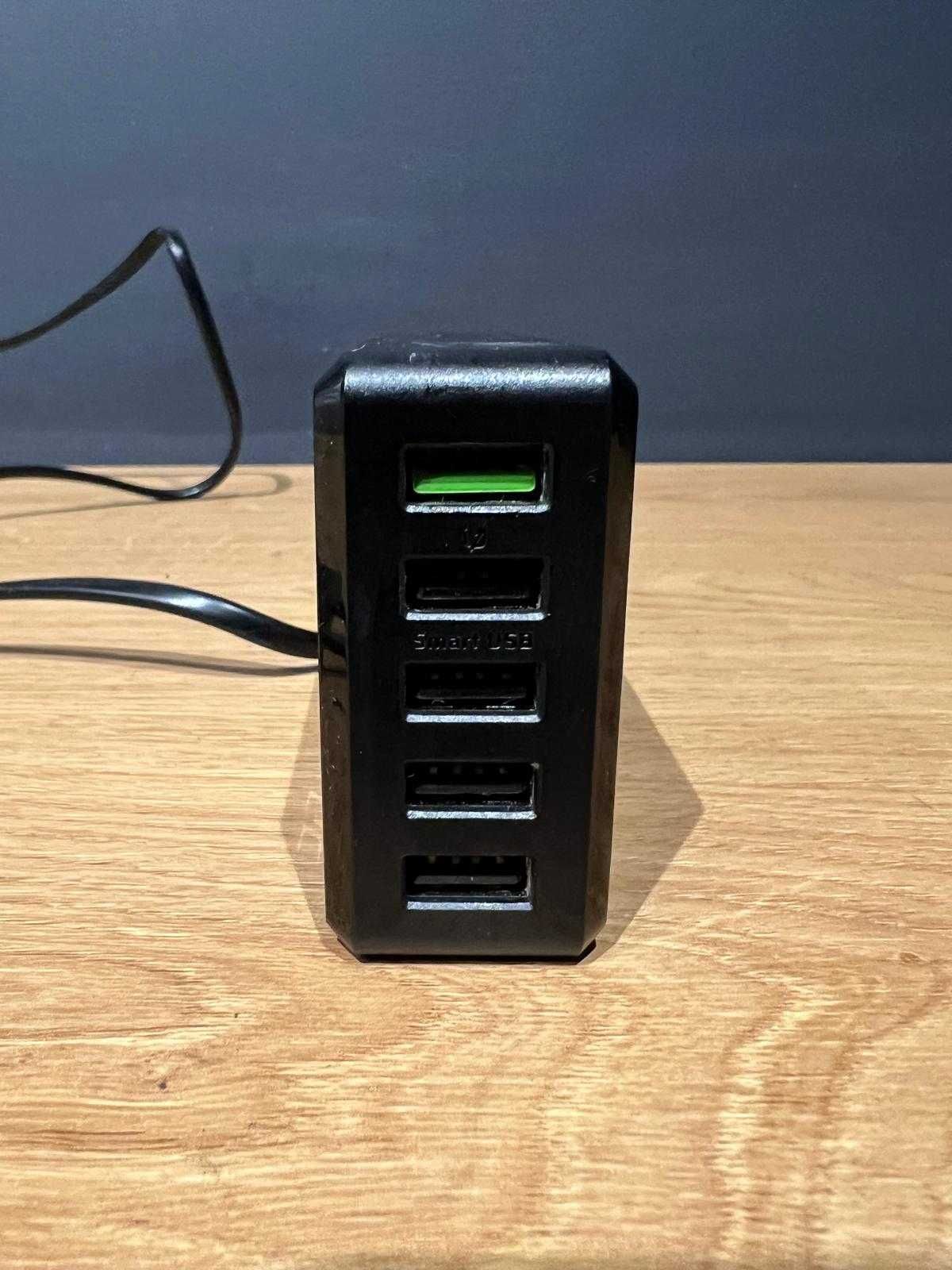 Ładowarka sieciowa GREENCELL ChargeSource 5 52W Czarny