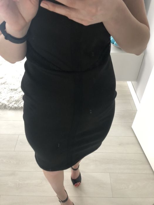 Czarna sukienka Vila rozmiar M