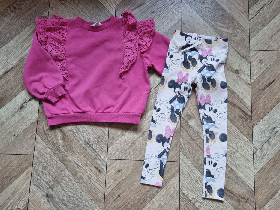 Paka zestaw ubranek dla dziewczynki Zara h&m 104