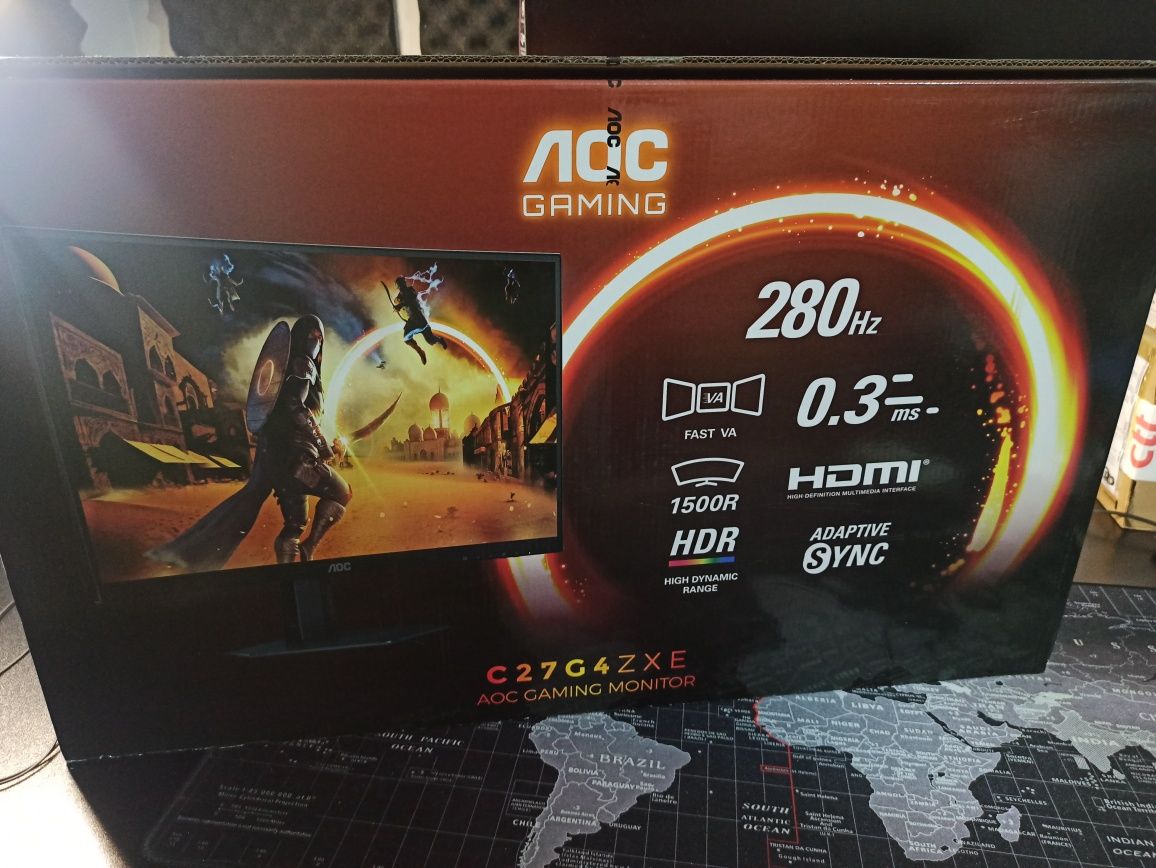 Monitor AOC C27G4ZXE 27" 280 Hz Curvo