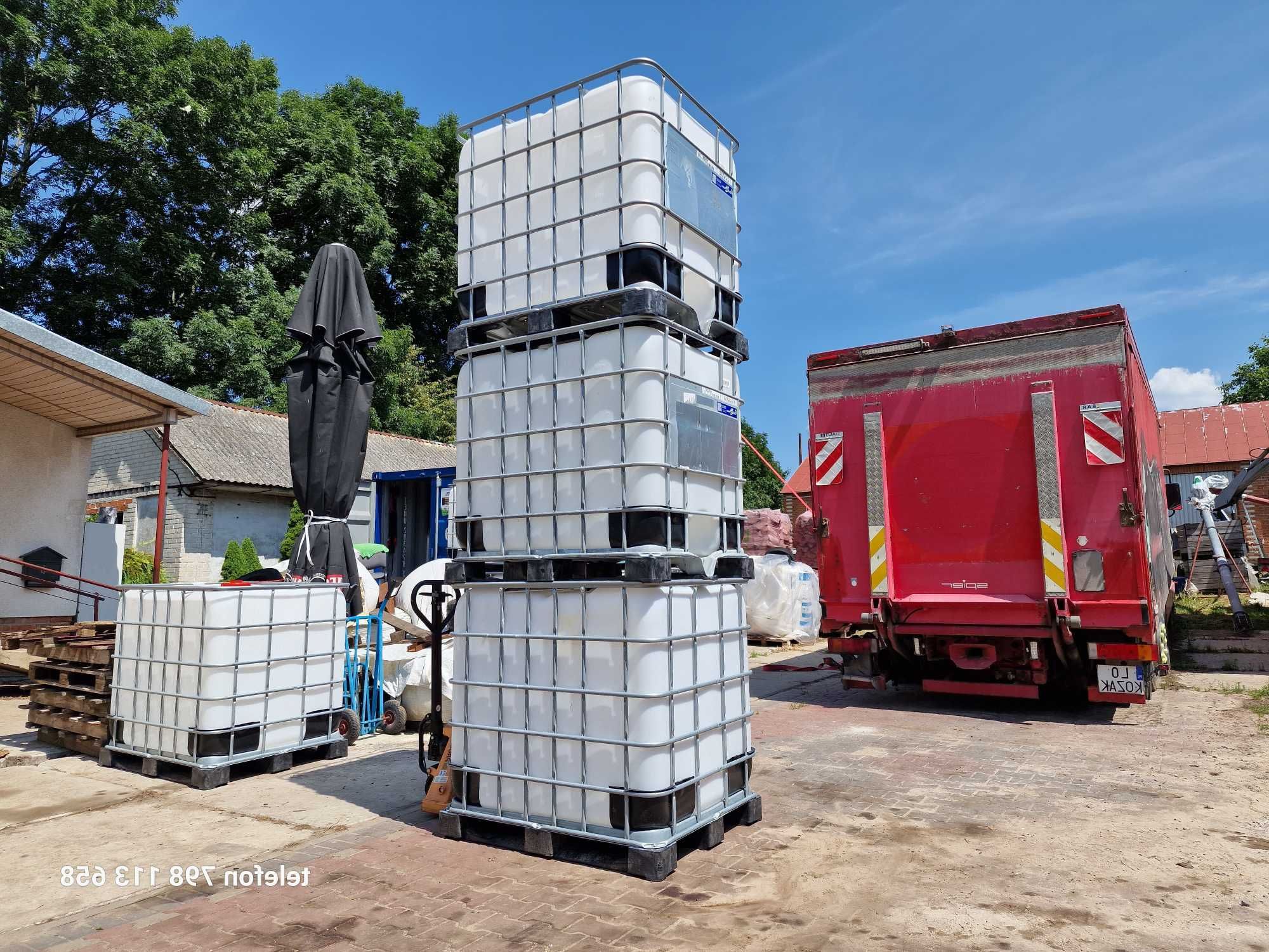 Pojemnik Mauzer Zbiornik Kontener Woda Deszczówka Schutz IBC Na Paliwo