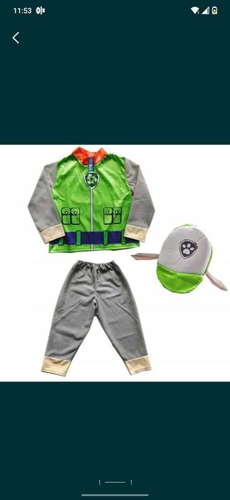 Zestaw dwóch strojów Psi patrol