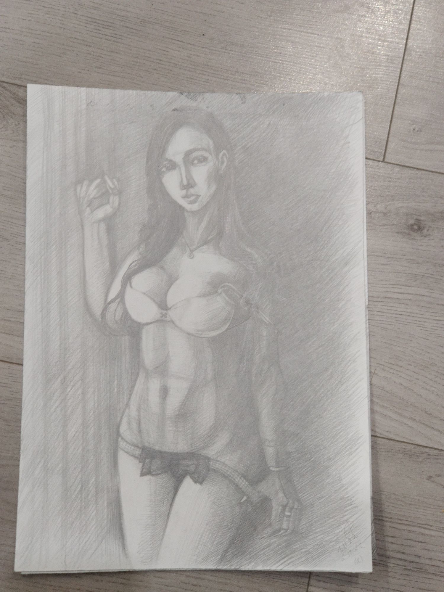 Рисунок карандашом, портрет