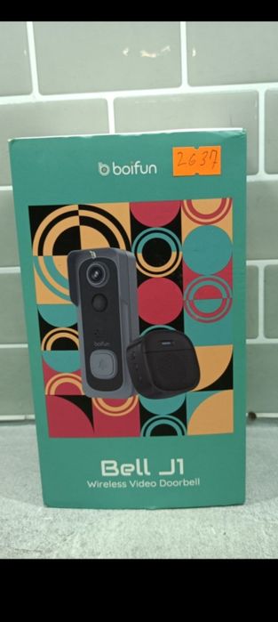 Відеодзвінок BOIFUN 2K HD із камерою, комплект бездротового дзвінка