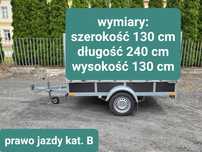 Przyczepki do wynajęcia na kat. B