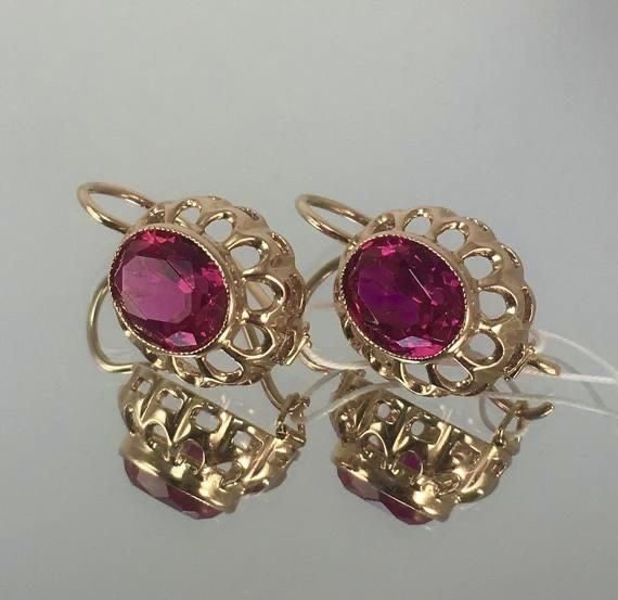 Золотые серьги СССР .Золоті сережки радянські