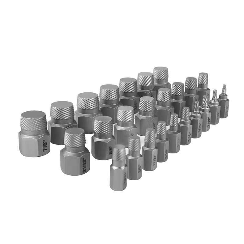 KRAFT&DELE Wykrętaki Do Zerwanych Śrub 25 Elementów Walizka KD10077