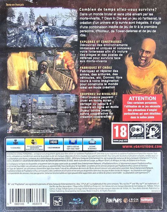 7 DAYS TO DIE Playstation 4 PS4 PS5 Sklep Multigames Kraków