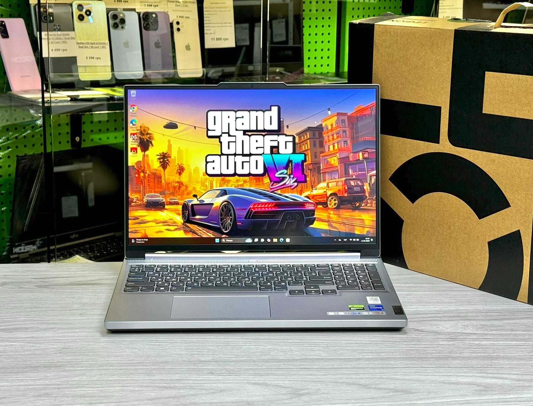 Ігровий Lenovo Legion | 16" 2К екран | Ryzen 7 | GeForce RTX 4060