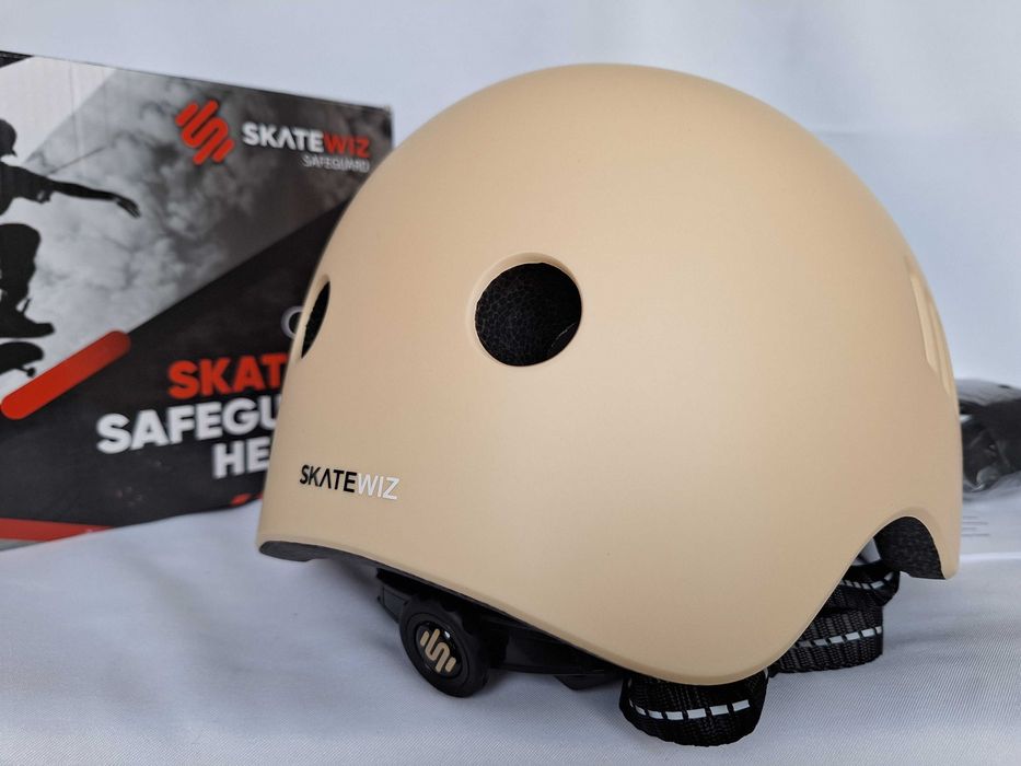 Kask rowerowy Skatewiz Safeguard Helmet Sand L 57-61cm BMX Skate